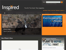 Tablet Screenshot of inspiredmag.com